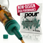 ZPOUR Green Liquor Pour Spouts – 6 Pack | Precision Bar Bottle Pourers